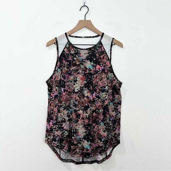 Lululemon Sculpt Tank Top Stencil Blossom Red Multi Athletic Activewear - Picture 1 of 4